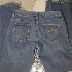 Harley Davidson Ladies Stretch Low Rise Bootcut Jeans 6